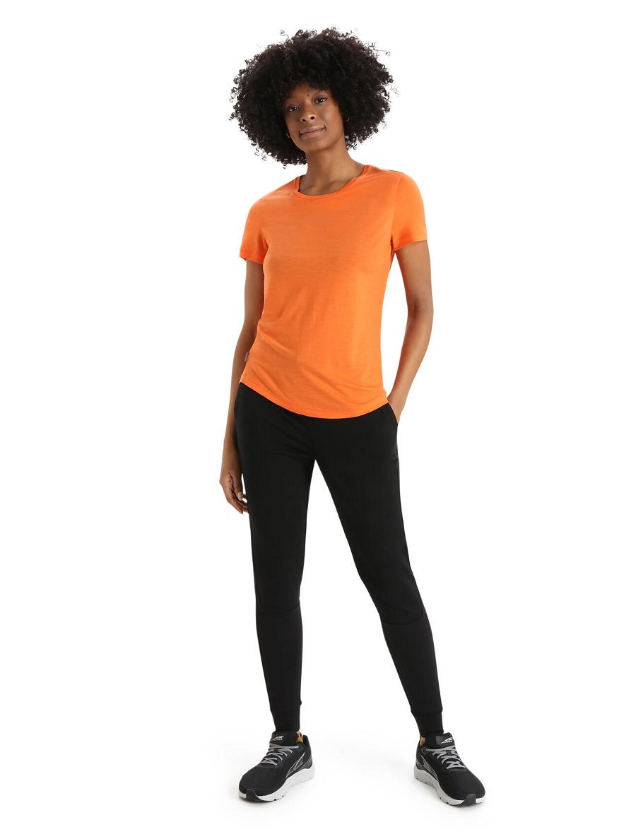 Women's Icebreaker Merino Sphere II Short Sleeve T Shirts Flash | CA 1381DFMN